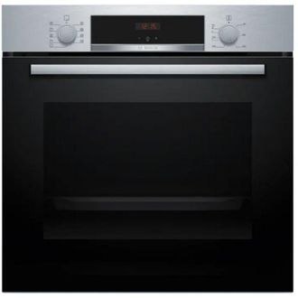 Bosch Horno. 60 Cm&sup2;+. 7 Modos De Cocci&oacute;n. Ecoclean. Pantalla Roja. Acero Inoxidable. - Hba534bs3 - Bosch