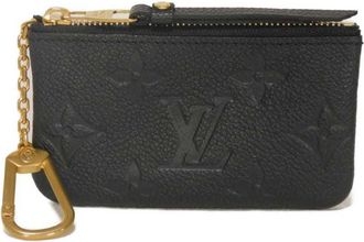 Louis Vuitton Black Noir Monogram Empreinte Leather Coin Purse/Coin Case (Pre-Owned)