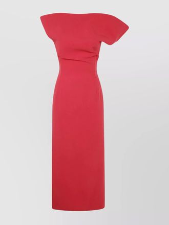 Magda Butrym one-shoulder wool midi dress