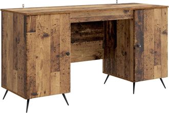 vidaXL Escritorio Madera Envejecida 142,5 X 50 X 75 Cm Vidaxl