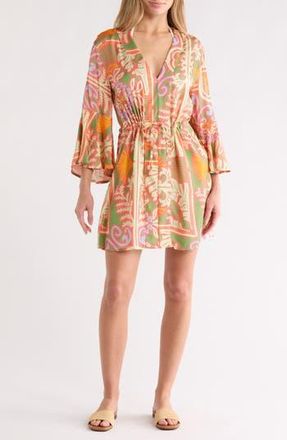 Maaji Enjoyable Cover-Up Caftan in Orange at Nordstrom Rack, Size Medium