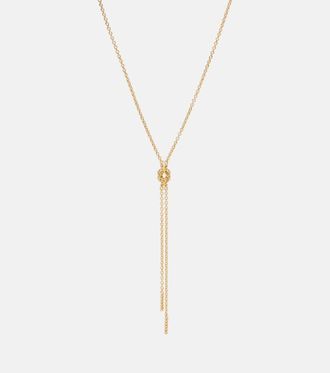 Toteme Collar de cadena chapado en oro de 24 ct