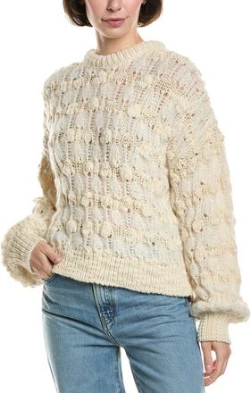 Frame Denim Frame Denim Popcorn Stripe Alpaca-Blend Sweater