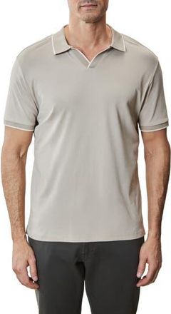 Robert Barakett Northpark Johnny Collar Polo in Tan at Nordstrom Rack, Size Xx-Large