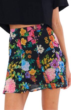Show me your Mumu Skater Mini Skirt In Floral