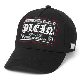 Philipp Plein Baseball Cap - unisex - Petten - Zwart - ONE Size - Katoen - Accessoires