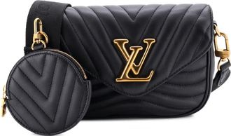 Louis Vuitton New Wave Multi Pochette Quilted Leather crossbody bag - Zwart
