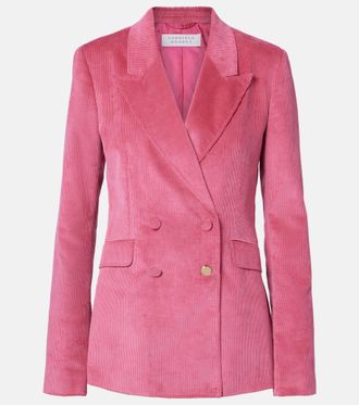 Gabriela Hearst Blazer Angela de pana de algod&oacute;n