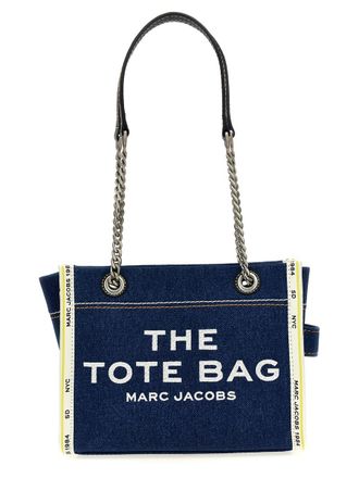Marc Jacobs The Denim Chain Small Tote Shoulder Bag