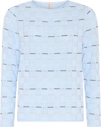 Skovhuus Dames, Tops, Blauw, Maat: 3XL