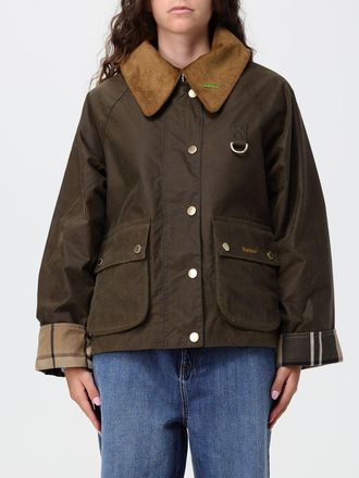 Barbour Giacca Willowmere in cotone cerato con colletto in velluto a coste