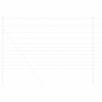 Berkfield Home Modern Field Fence 1.4x50 m Galvanised Steel in Silver