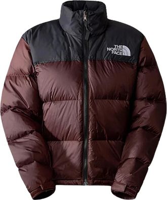 The North Face Donkerbruine Retro Nuptse Jas - Heren - Ski Jassen - Bruin - XL - Fitness