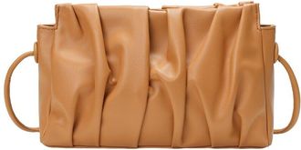 Tiffany & Fred Ruched Leather Crossbody Clutch