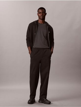 Calvin Klein Jeans Calvin Klein Mens Logo Tape Fleece Sweatpants - Black - 2XL