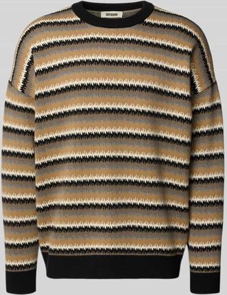 Drykorn Drykorn Relaxed Fit Strickpullover aus Baumwoll-Woll-Mix Modell Neelio in Black, Gr&ouml;&szlig;e XXL