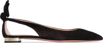 Aquazzura Bow Tie Ballerina Shoes