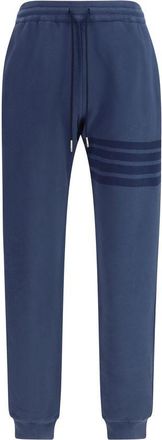 Thom Browne Blue Cotton Casual Mens Pants