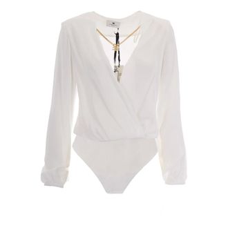 Elisabetta Franchi Body, female, Beige, Size: XL Body