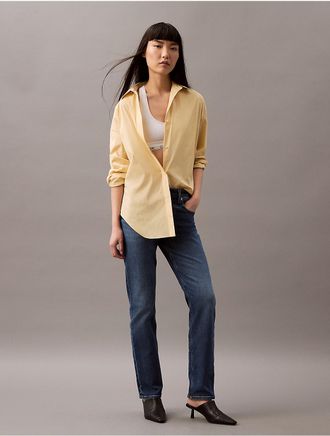 Calvin Klein Jeans Calvin Klein Womens Low Rise Slim Fit Jeans - Blue - 24