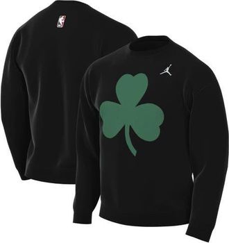Jordan Brand Mens Jordan Brand Black Boston Celtics Statement Edition Sweatshirt at Nordstrom, Size Small