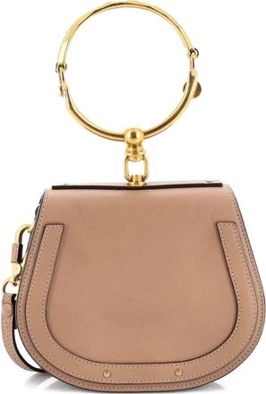 Chlo&eacute; Nile Leather Small crossbody bag - Beige