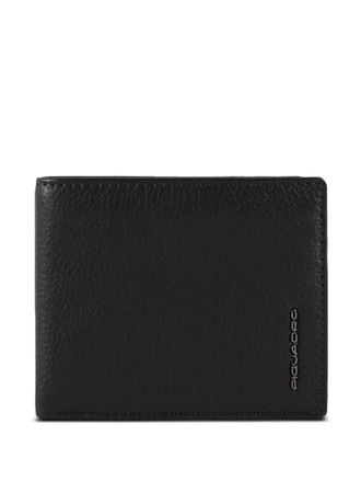 Piquadro leather cardholder - unisex - Polyester/Leather - One Size - Black