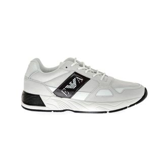 Emporio Armani Sneakers, male, White, Size: 9 1/2 US X4X220Xl188Bianco A222 Sneakers