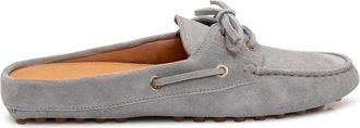 Tod's Gommino Loafer - Dames - Slip ons - Grijs - 39 EU - Leer - Schoenen