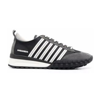 Dsquared2 Legend Sneakers - Heren - Schoenen - Zwart - Maat: 43 1/2 EU Leer