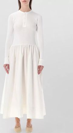Polo Ralph Lauren cotton henley long-sleeve maxi dress