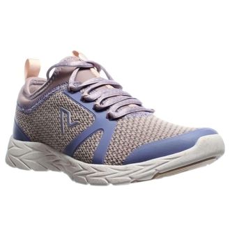 Vionic Brisk Alma Textile Synthetic Womens Lace Up Trainers - Purple Multi - Size:UK 6.5
