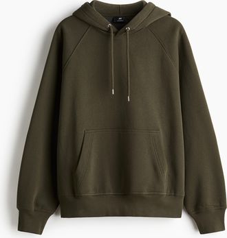 H&M Hoodie in Oversized Fit - Green