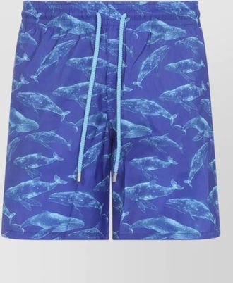 Vilebrequin mahina whales swim shorts back pocket