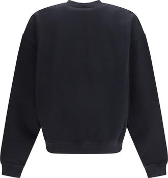 Dsquared2 Logo-Embroidered Cotton Sweatshirt - Black