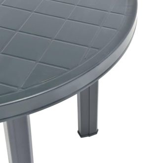 Berkfield Home Garden Table Green 89 cm Plastic