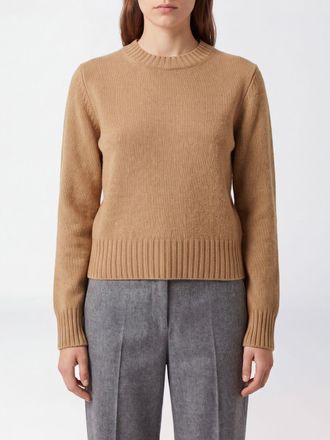Ami Wool and Cashmere Crew Neck Jumper with Ribbed Trims