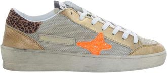 Ama brand Schoenen, Dames, Grijs, 40 EU, Oranje Damesschoenen