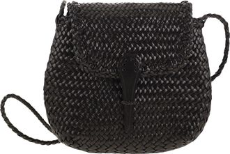 Dragon Mini City Bag geweven lederen tas