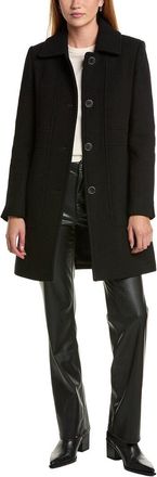 Andrew Marc Emmeline Wool-Blend Slim Coat