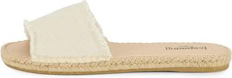 Espadrij Plage Linen Sandalen für Damen | beige