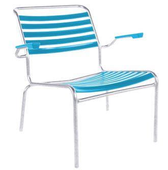 Schubiger M&ouml;bel L&auml;ttli-Lounger S&auml;ntis mit Armlehnen