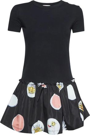 Valentino T-shirt con stampa - Nero