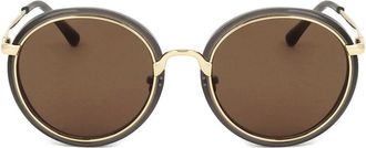 Linda Farrow DRIES VAN NOTEN DVN78 C3 Mens Sunglasses Silver Size 53