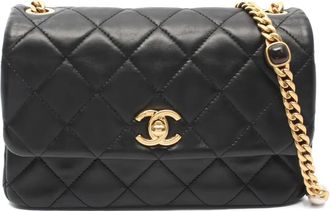 Chanel 2020s chain shoulder bag - Black