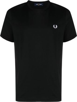 Fred Perry Ringer short-sleeve T-shirt - men - Cotton - S - Black