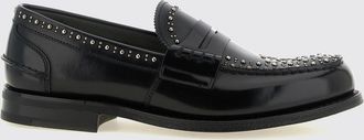 Churchs Studded Brushed Calfskin Penny Loafers