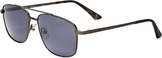 Hackett Mens 55 mm Gold Sunglasses