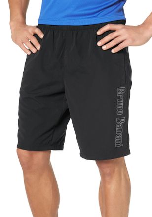 Bruno Banani Funktionsshorts BRUNO BANANI aus recyceltem Material, Herren, Gr. XS (40/42), N-Gr, schwarz, Obermaterial: 100% Polyester. Futter: 100% Polyester, beq