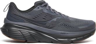 Saucony Mens Guide 18 Shoes In Shadow/gum